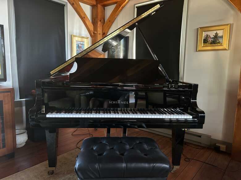 Schimmel SP182 Grand Piano Polished Ebony Finish