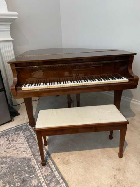 Rarely used grand piano