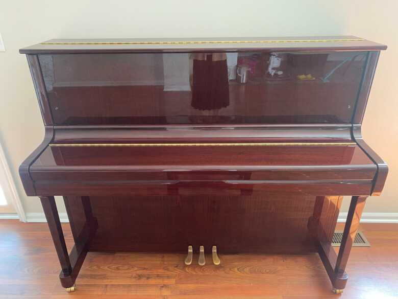 2008 Kawai K-3 48" Professional Upright Piano – Mahogany – E