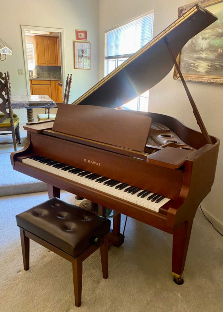 Kawai GE-1 Grand Piano - Mahogany - Excellent Condition