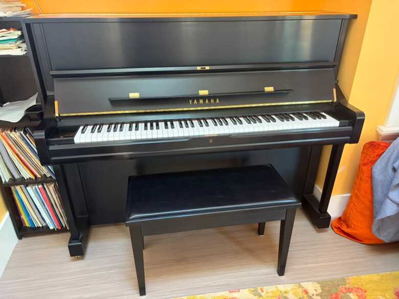 2015 Yamaha U1 Satin Ebony- excellent condition, one owner