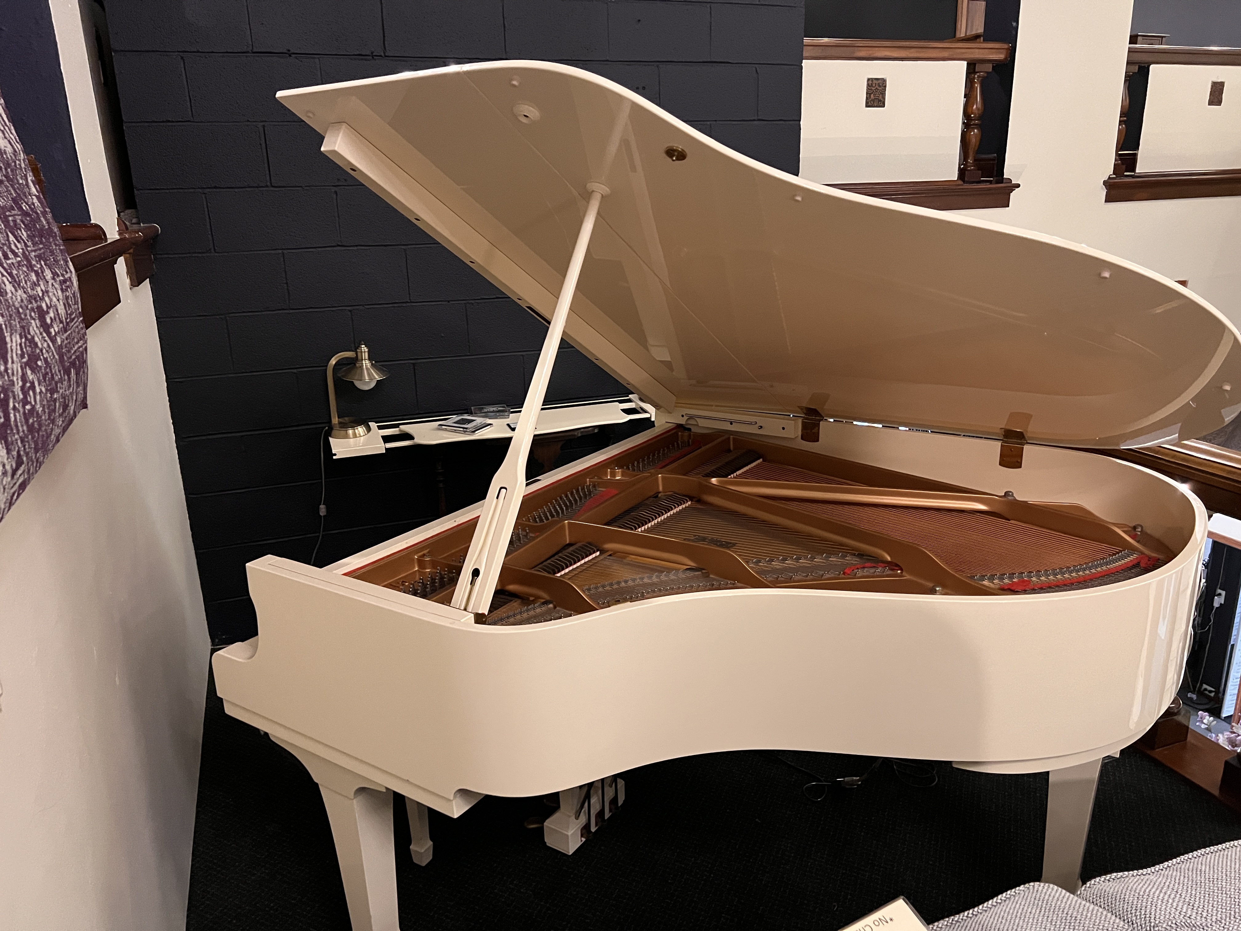 Yamaha C1 Disklavier Player Grand Piano Polished White 