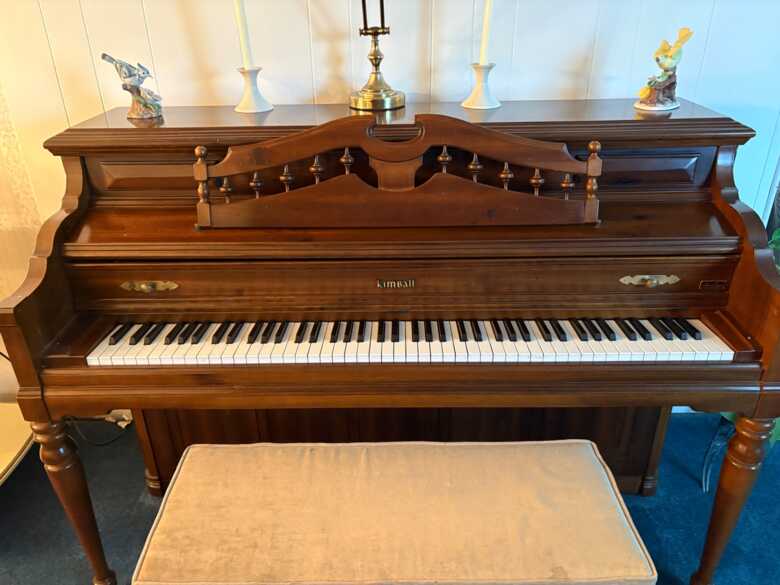 Rarely used Kimball upright piano