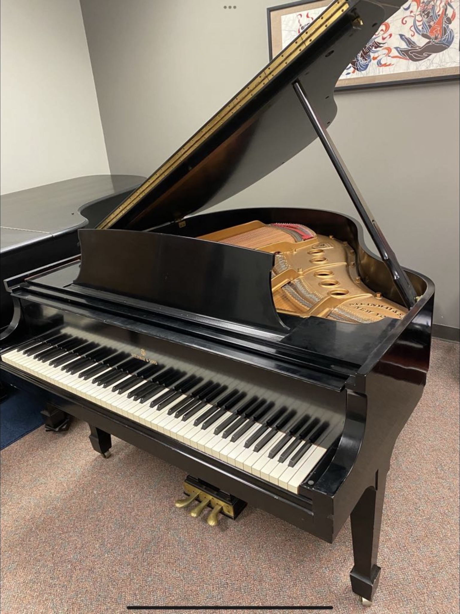 Recently rebuilt Steinway Model S, discounted