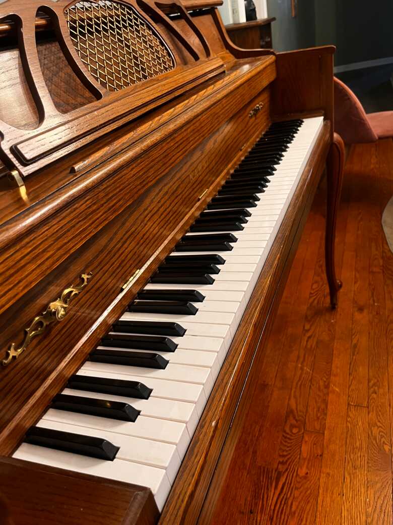 90’s Japanese Kawai Country French Upright Piano 