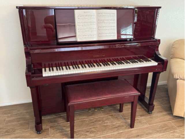 Mint condition Conover Cable studio upright w/bench