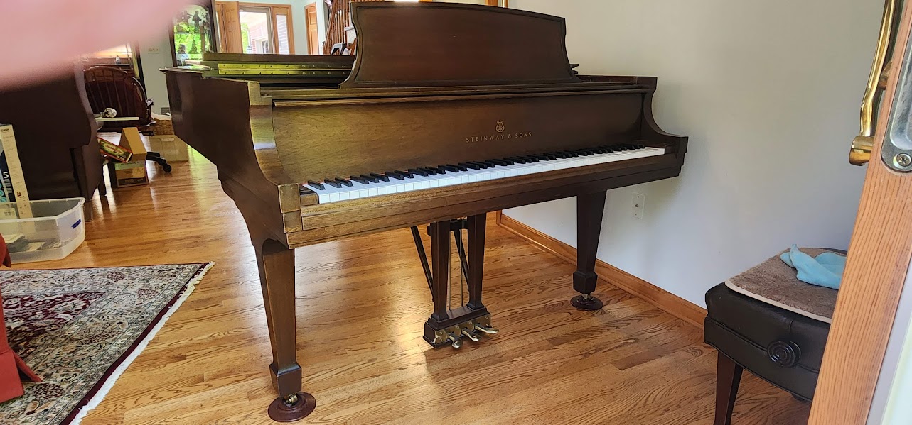 Steinway & Sons Model L Grand Piano 1988 - $25,000