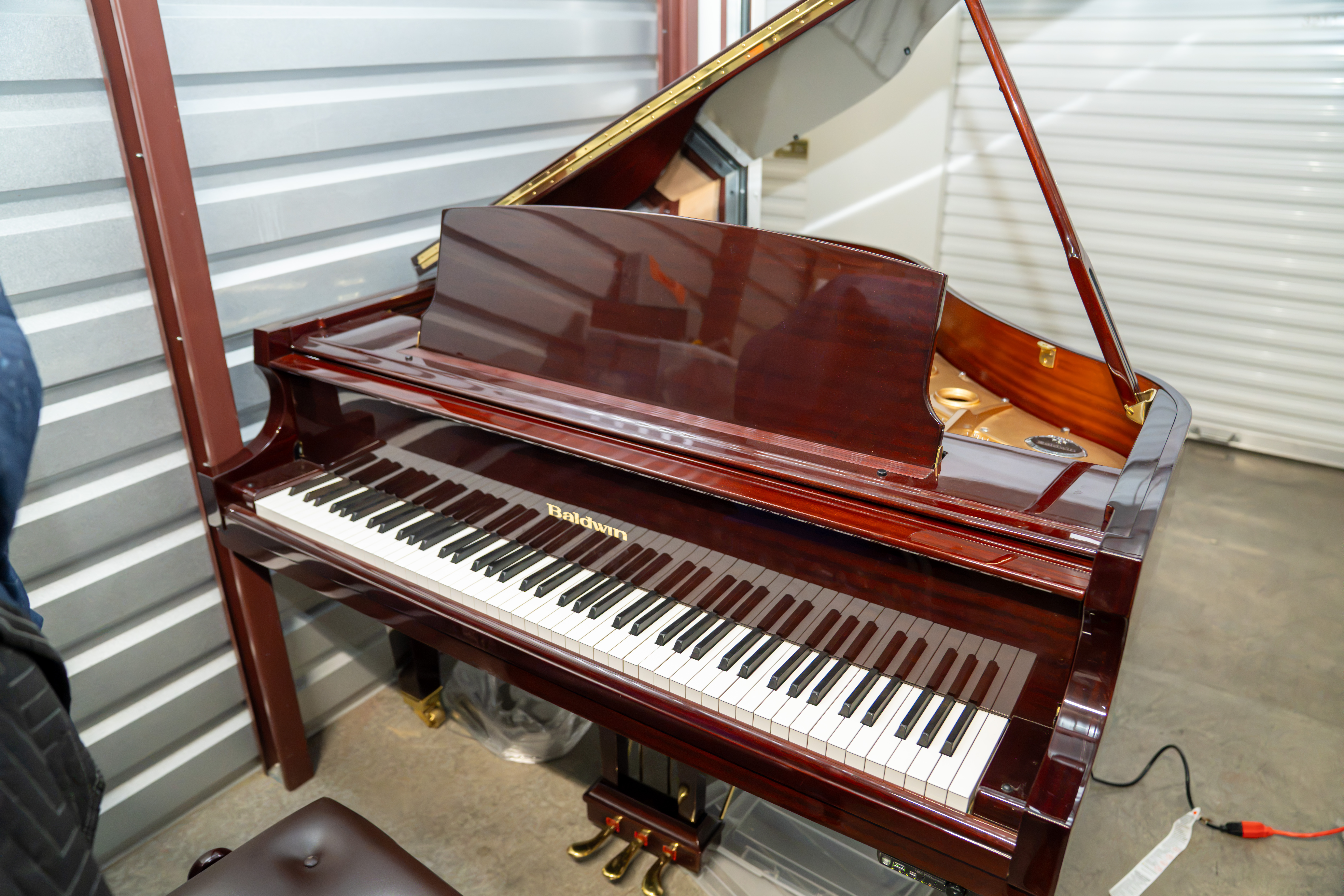 Baldwin BP148 Baby Grand w/ QRS PNOmation 3