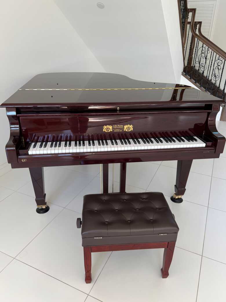   G. Perzina GBT-175 5’10” Grand Piano – Beautiful Polished 
