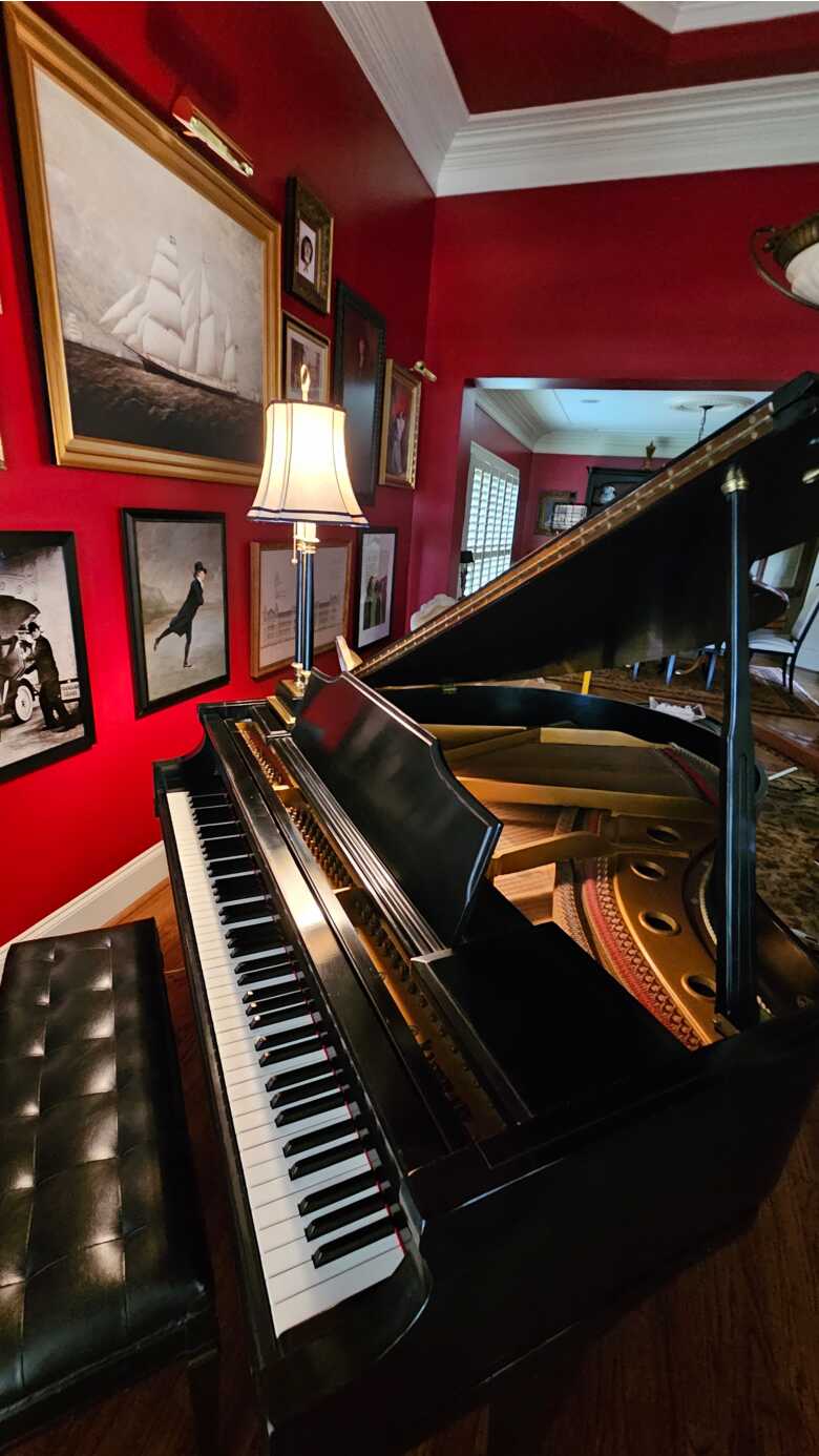 Elegant Kimball La Petite Baby Grand with Matching Bench