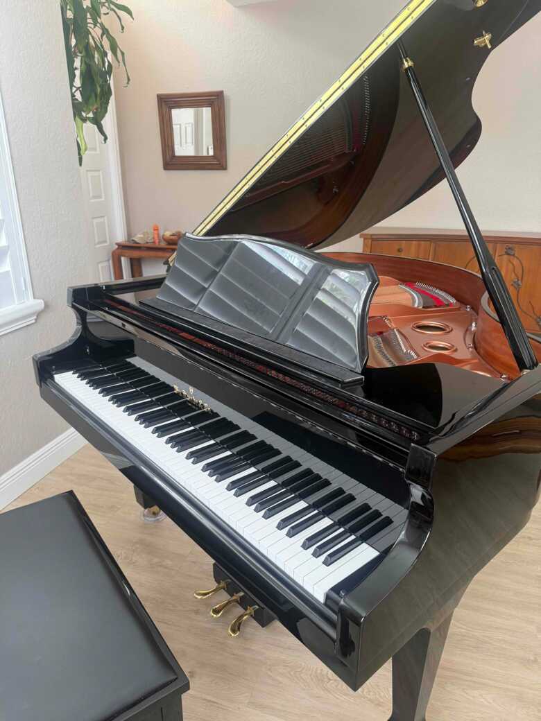 Knabe WG-54 5' 4" Baby Grand Piano - Polished Ebony