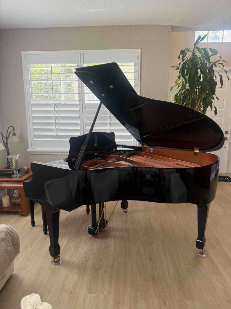 Knabe WG-54 5' 4" Baby Grand Piano - Polished Ebony
