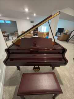 Kohler and Campbell Baby Grand Piano Disc Player