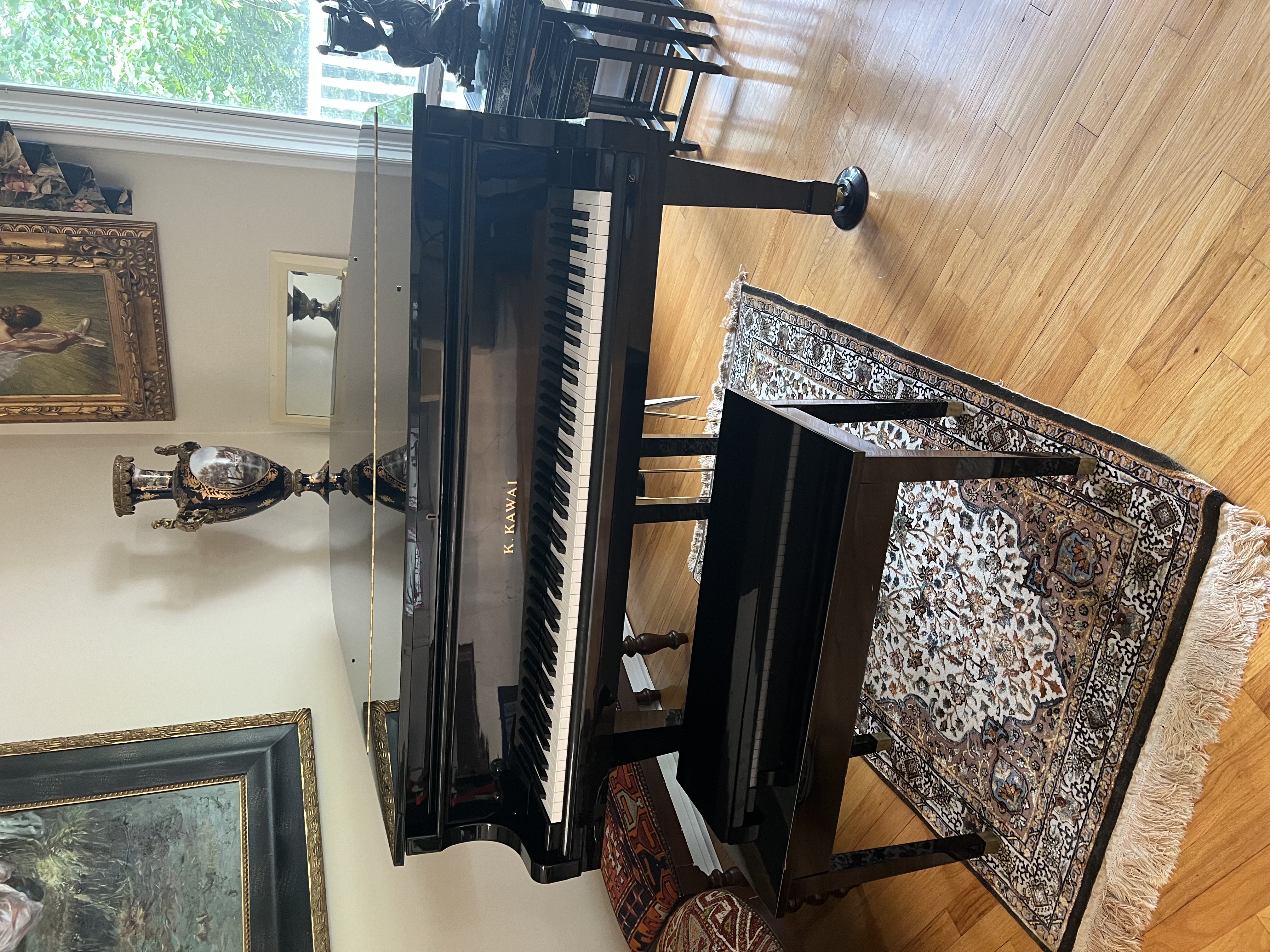K. Kawai KG-1D - 5’1” 1983 - Polished Ebony - Baby Grand Pia