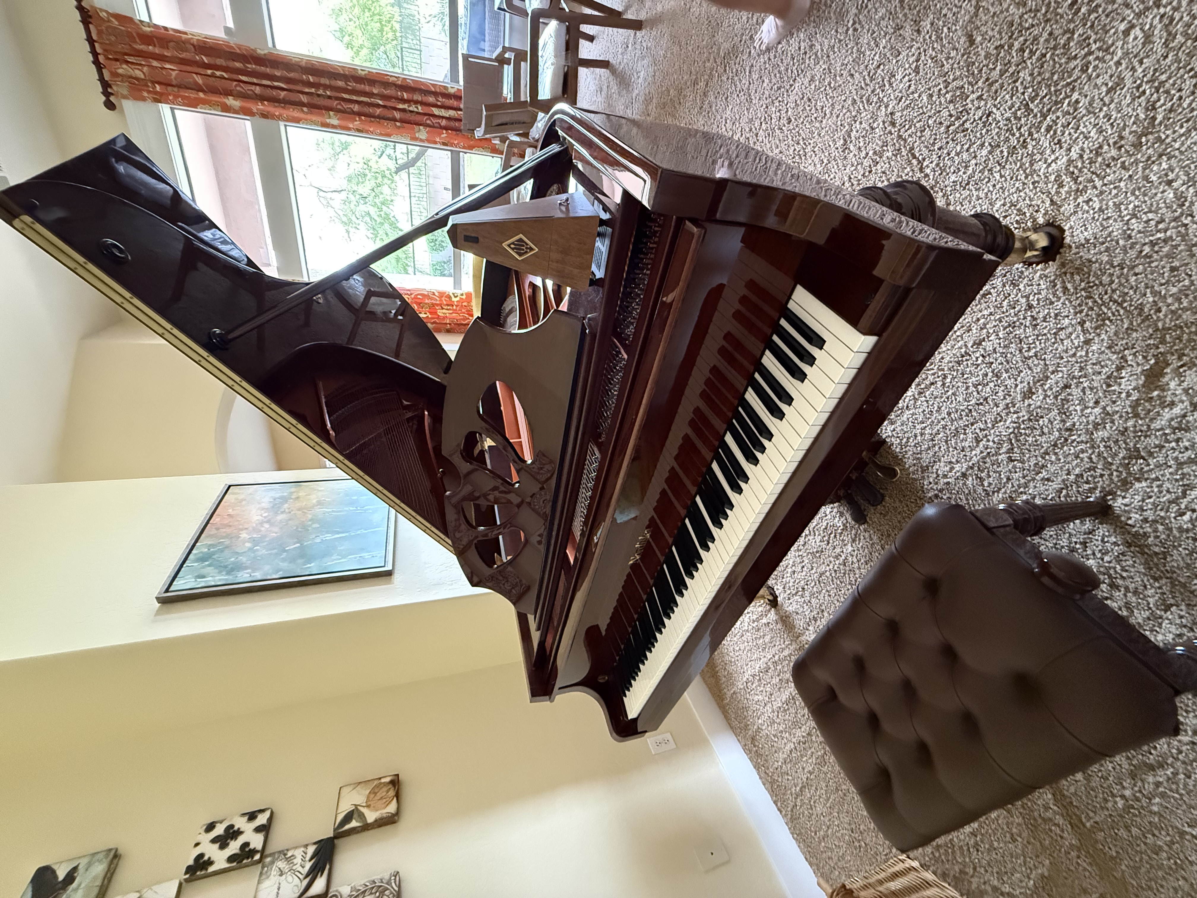 Nordiska 185 Grand Salon Piano 6’1”