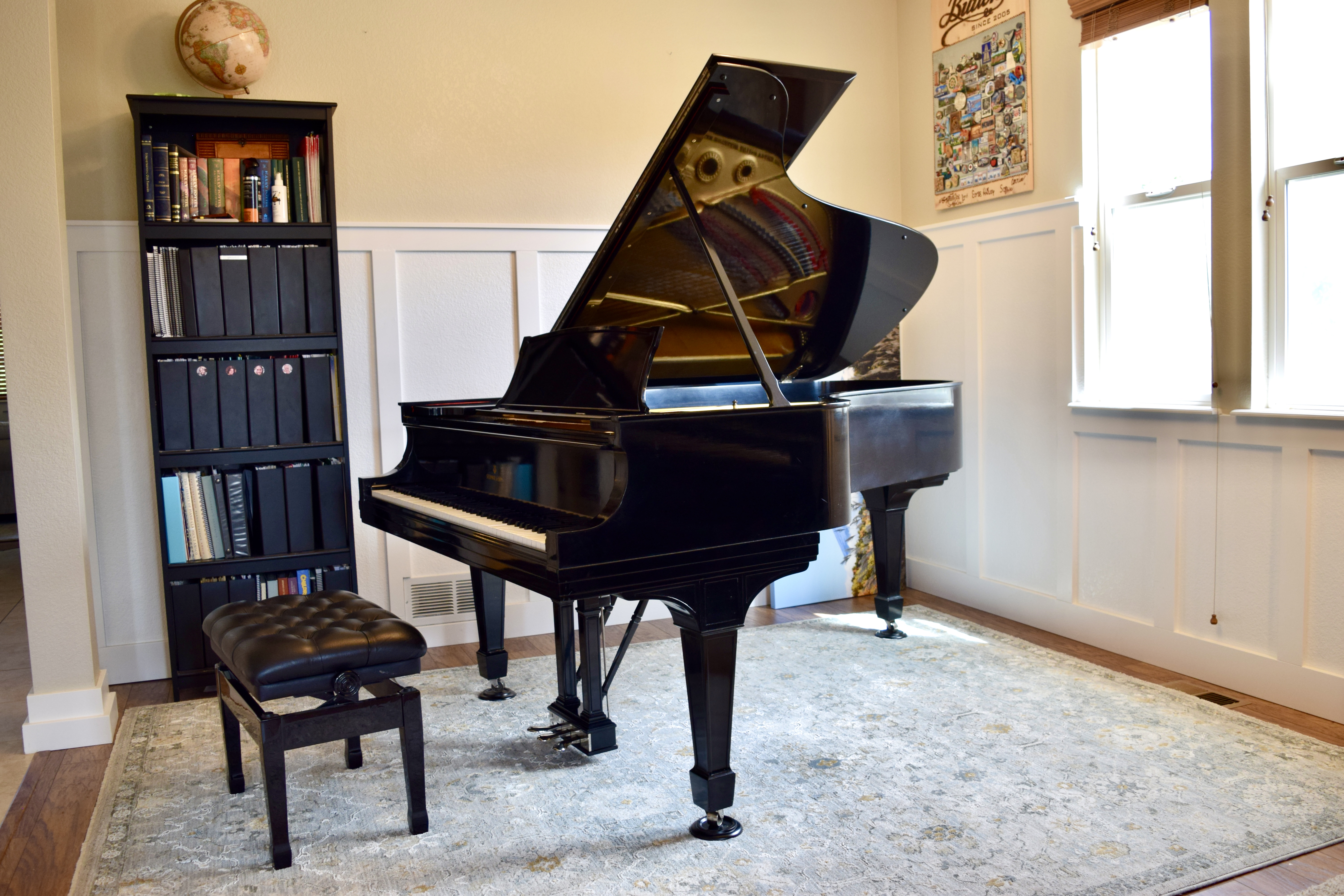 Magnificent, Fully Rebuilt Action, Refinished Plate 