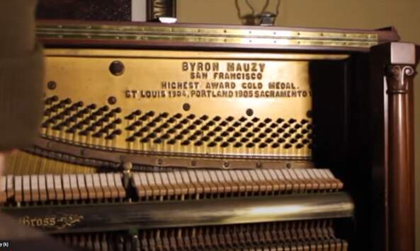 BYRON MAUZY — SAN FRANCISCO HIGHEST AWARD GOLD MEDAL ST. LOU