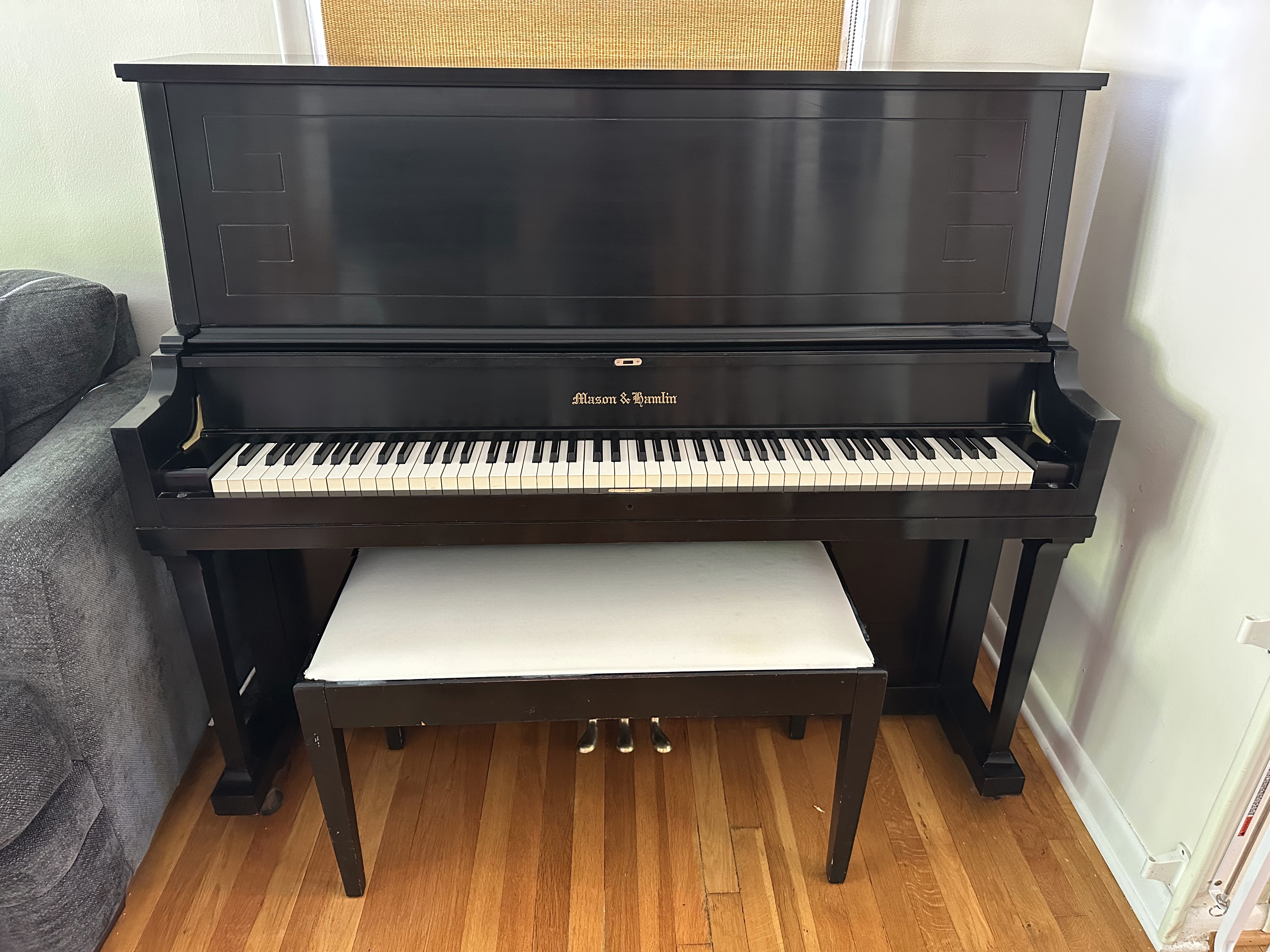 1976 Mason & Hamlin Model 50 professional upright piano
