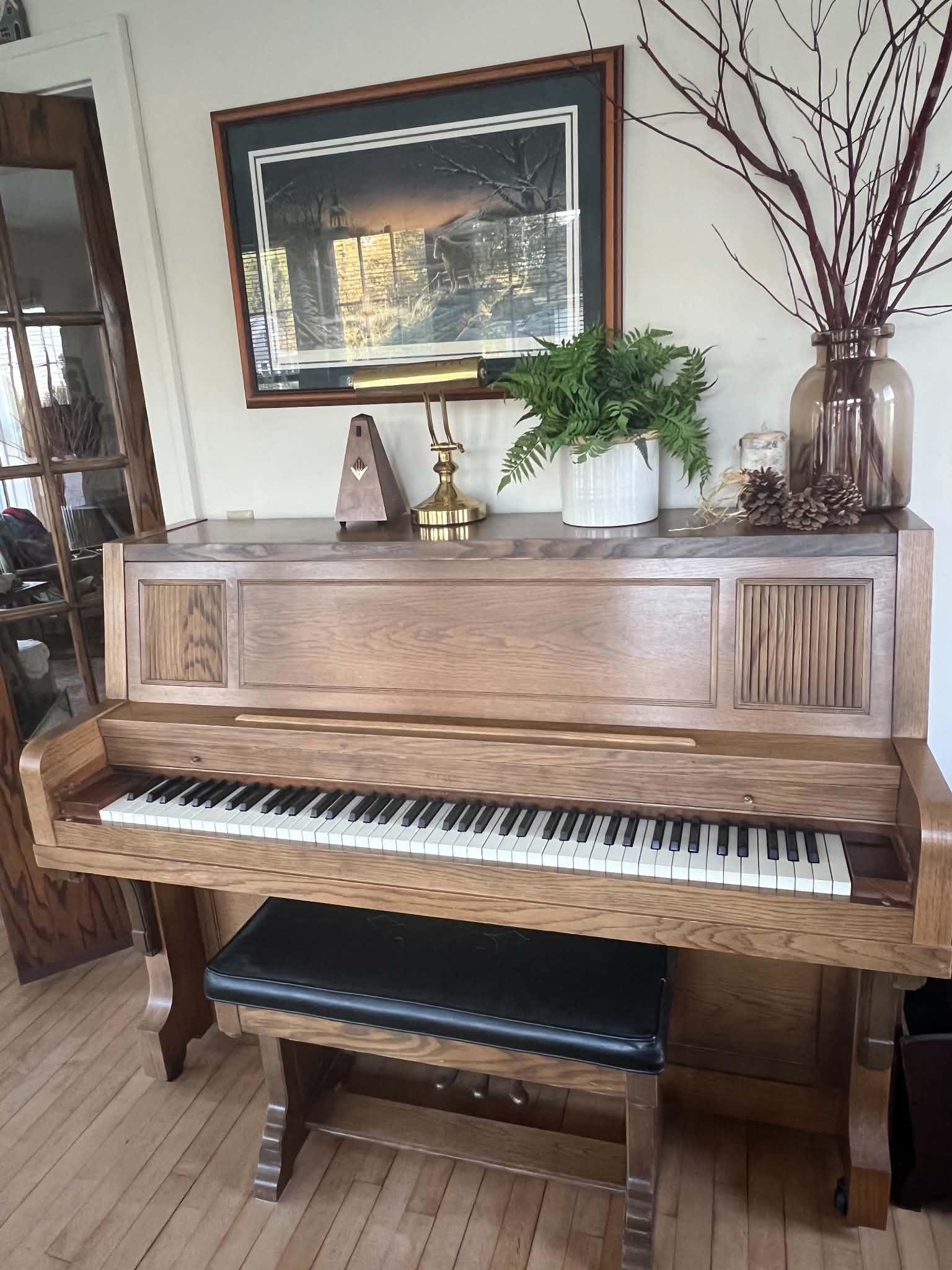 Beautiful studio upright piano