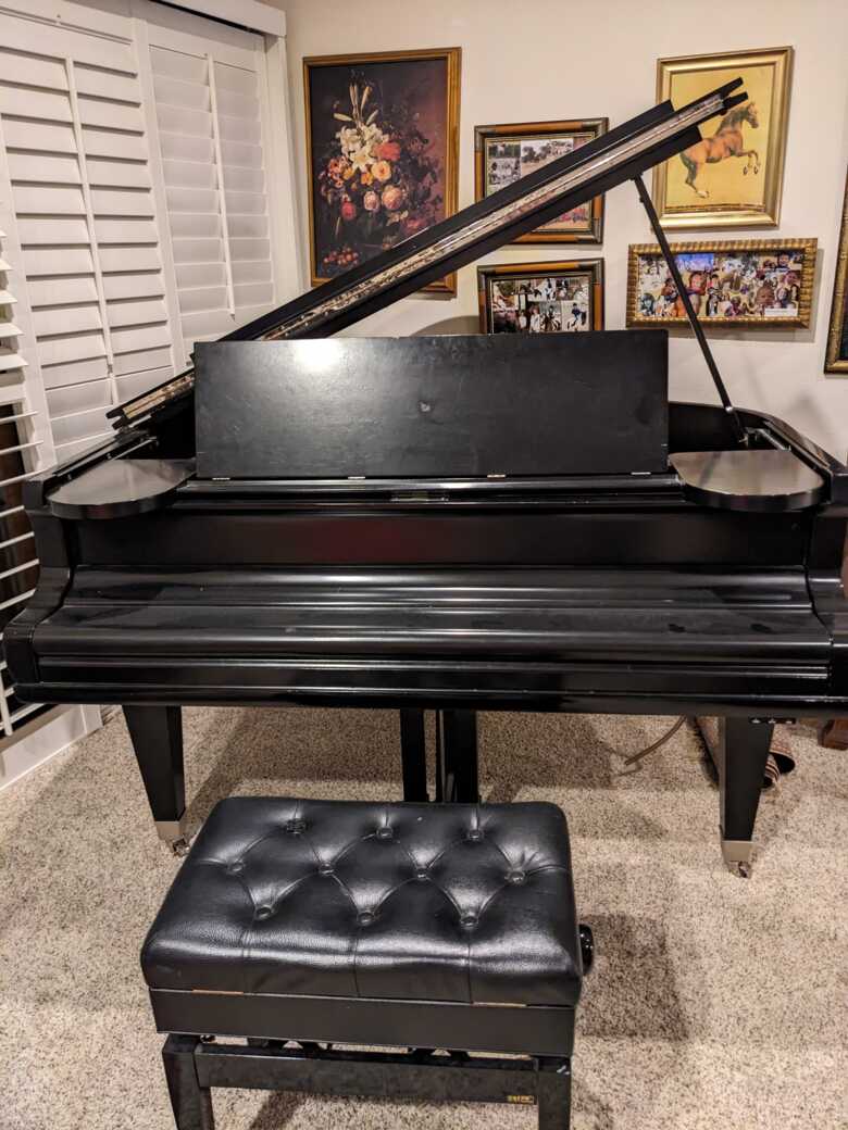 Mason and Hamlin 6'2" grand piano 