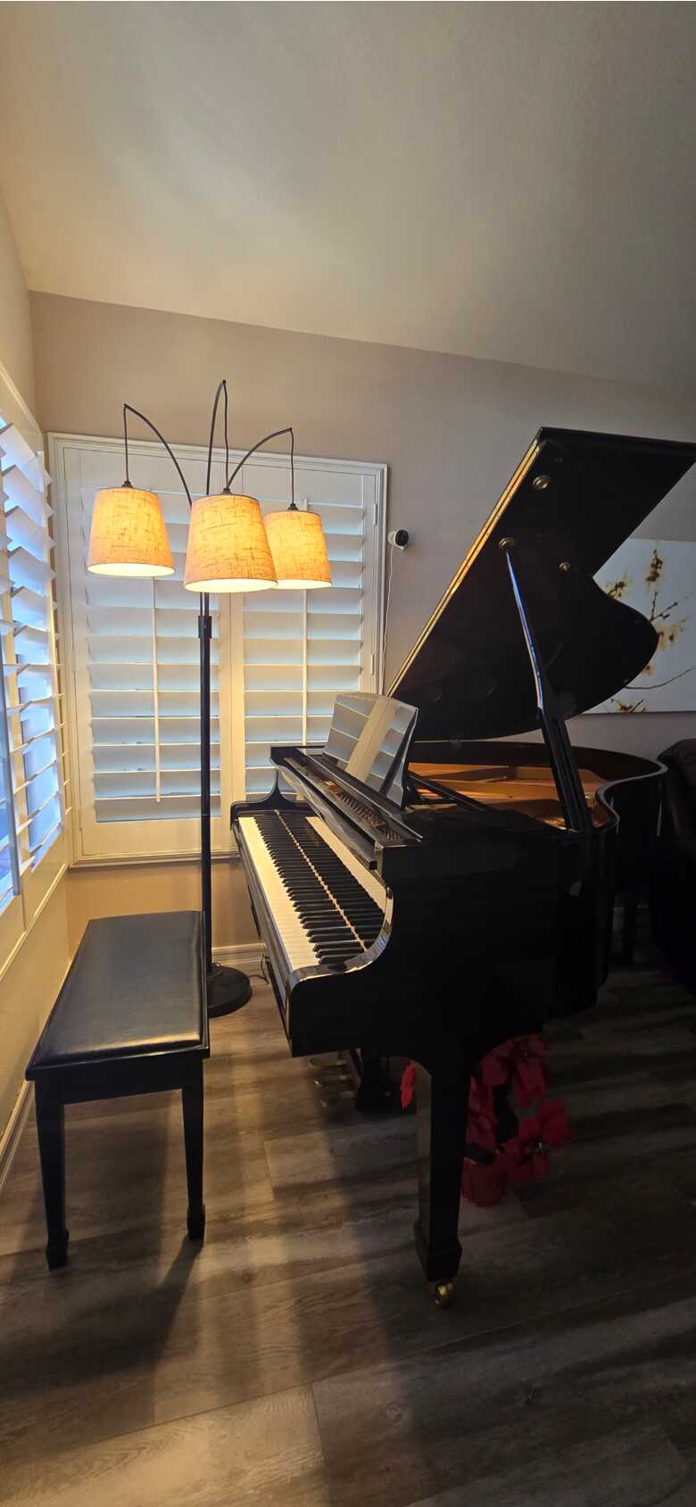 2004 Henry F. Miller 5'3" Baby Grand Piano – Polished Ebony 