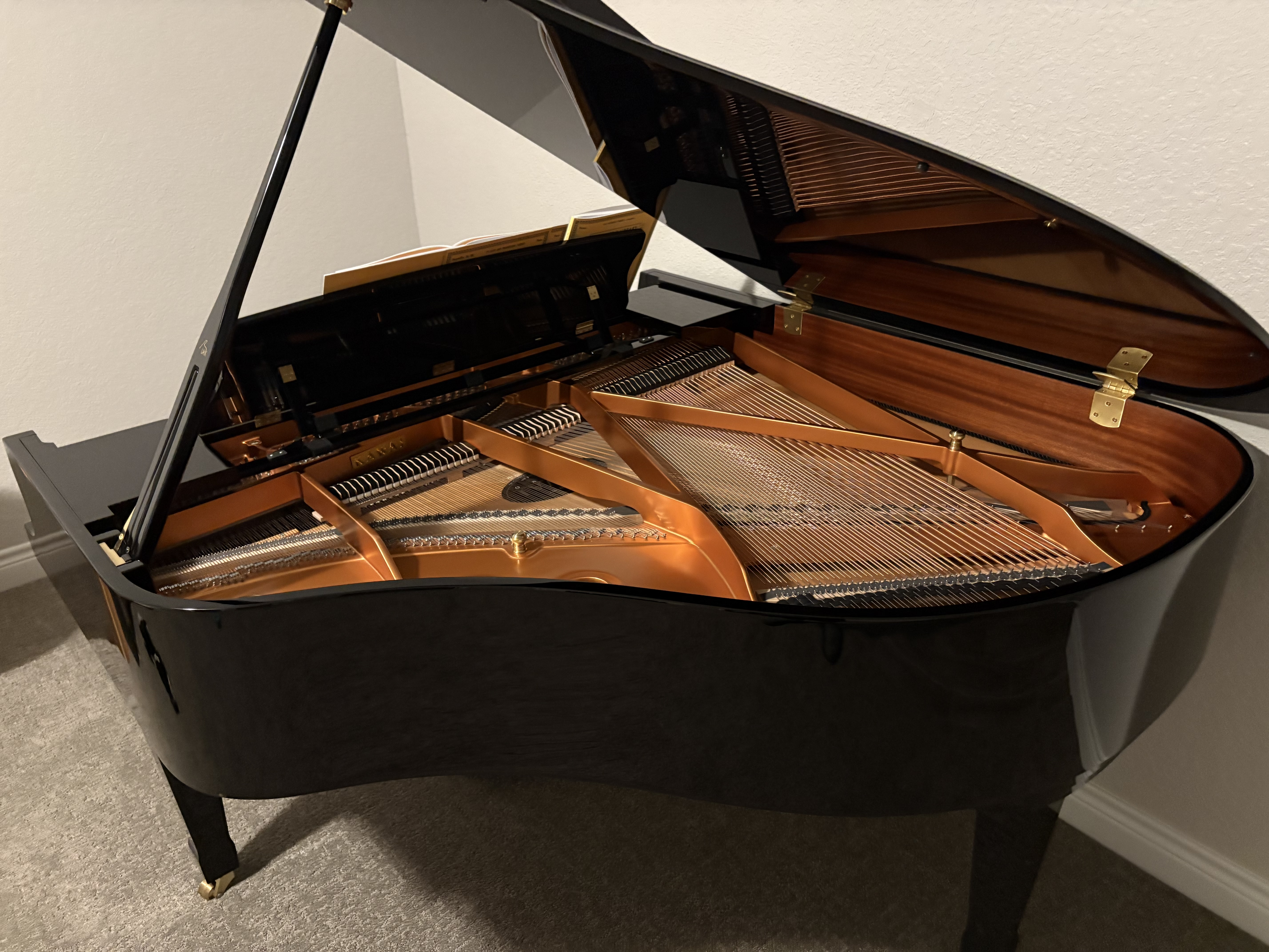 Kawai GX-1 in polished ebony. Less than 2 years old. 