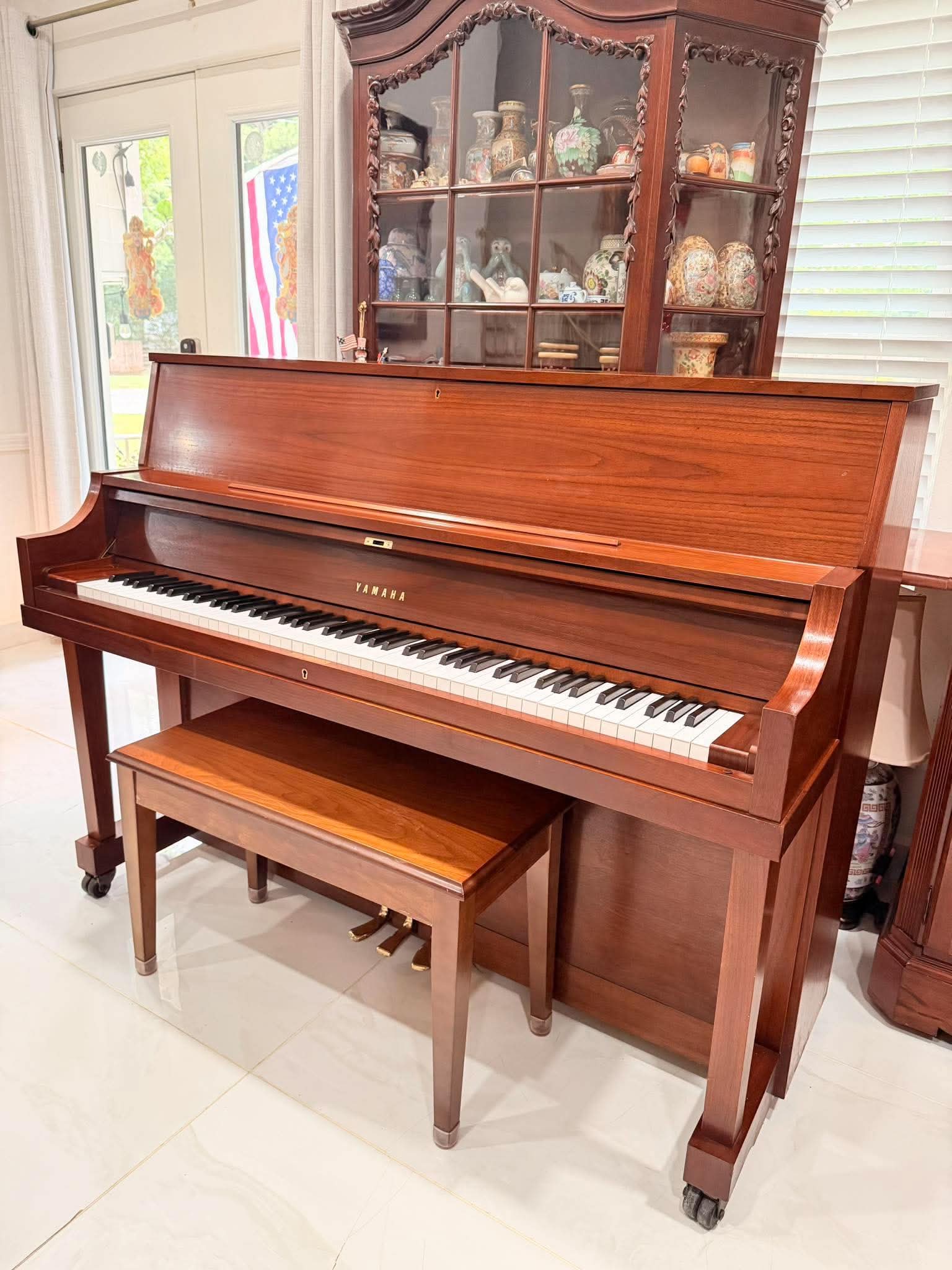 Yamaha P22 Walnut Upright Piano