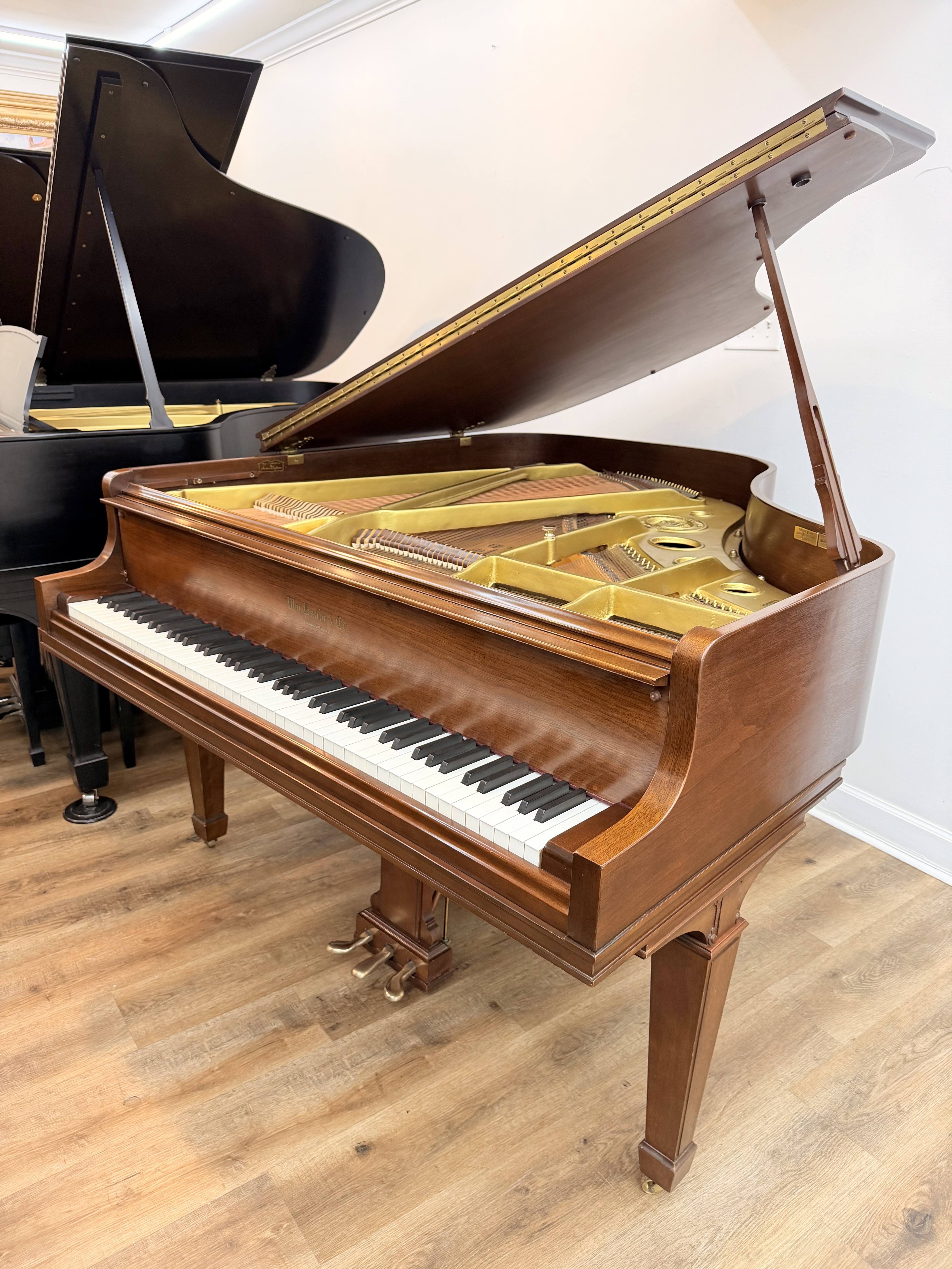 W.m Knabe Walnut Baby Grand Piano