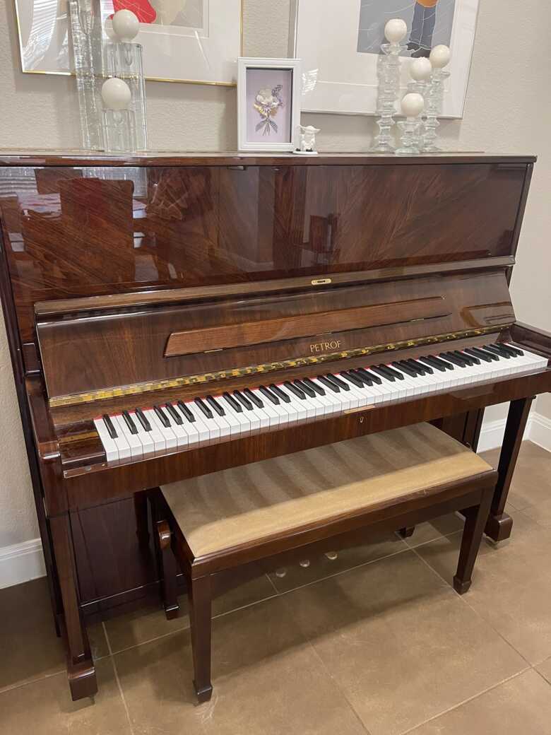 Gorgeous 2003 Petrof 125-III 50" Studio Upright – Walnut