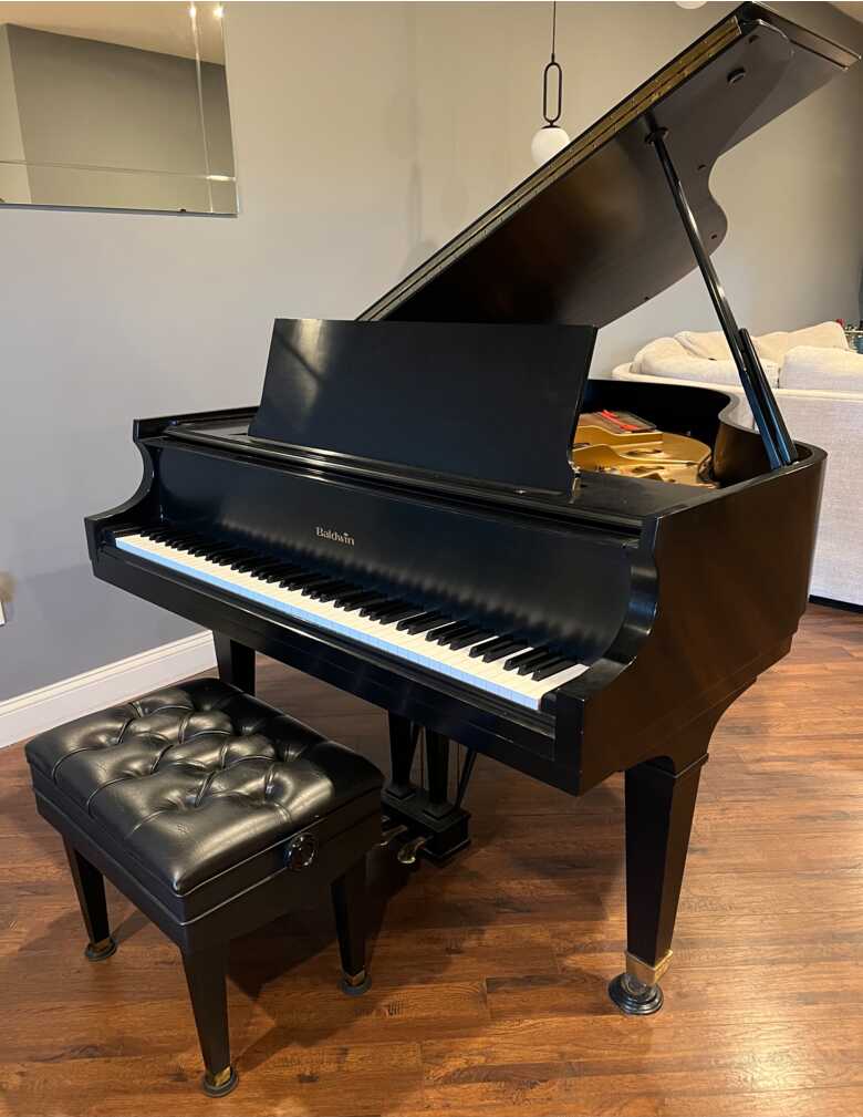 Baldwin Model R Grand Piano - 5'8" Satin Ebony
