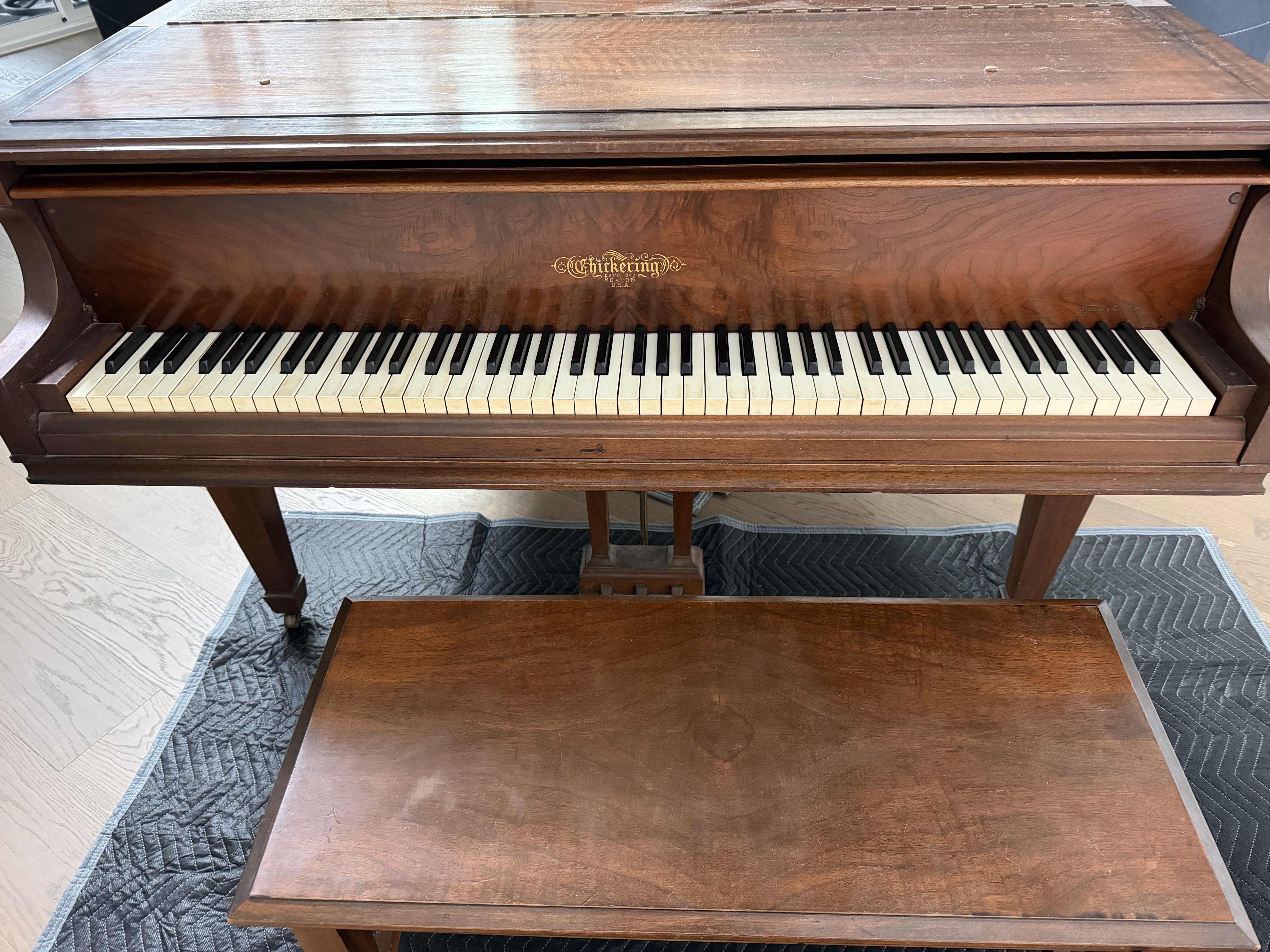 1935 Chickering Baby Grand Piano