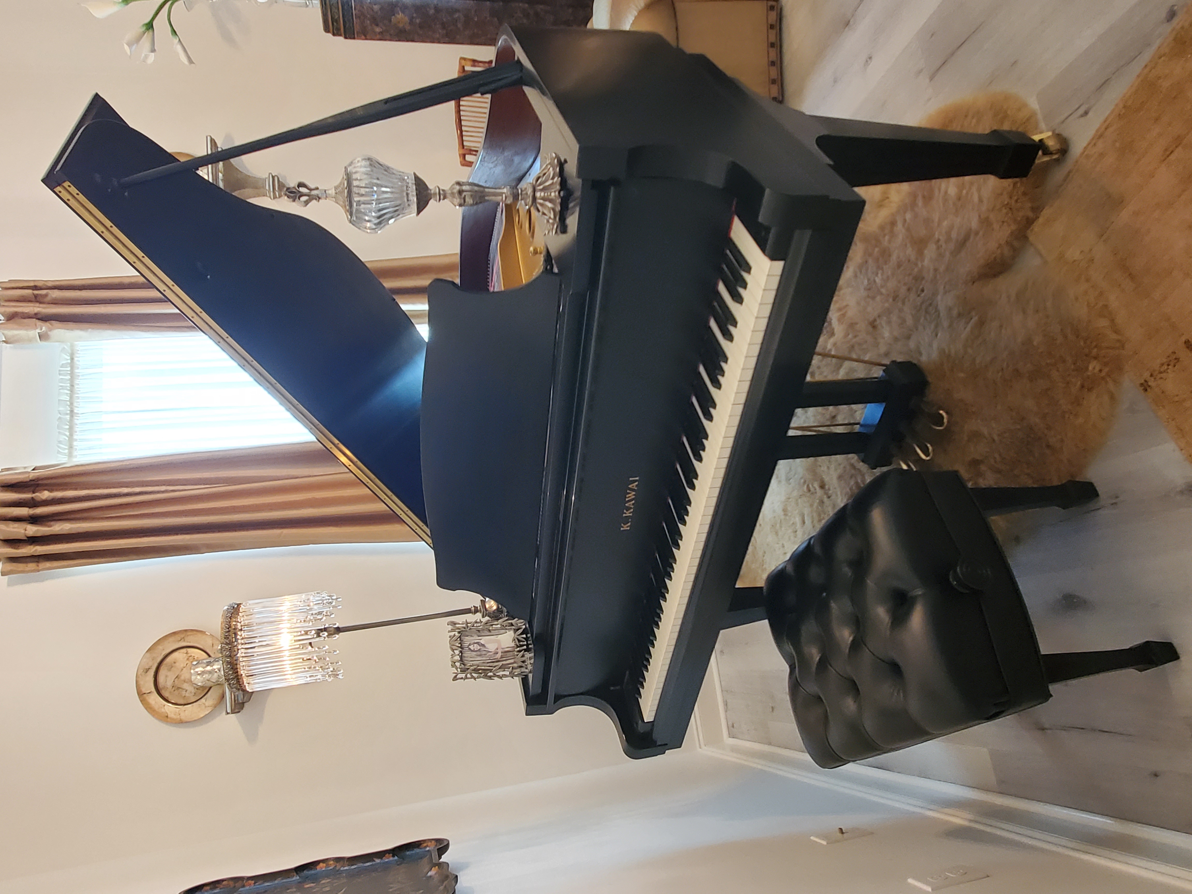 Mint Condition Kawai RX-1 Baby Grand Piano (5'5") – Ebony Sa