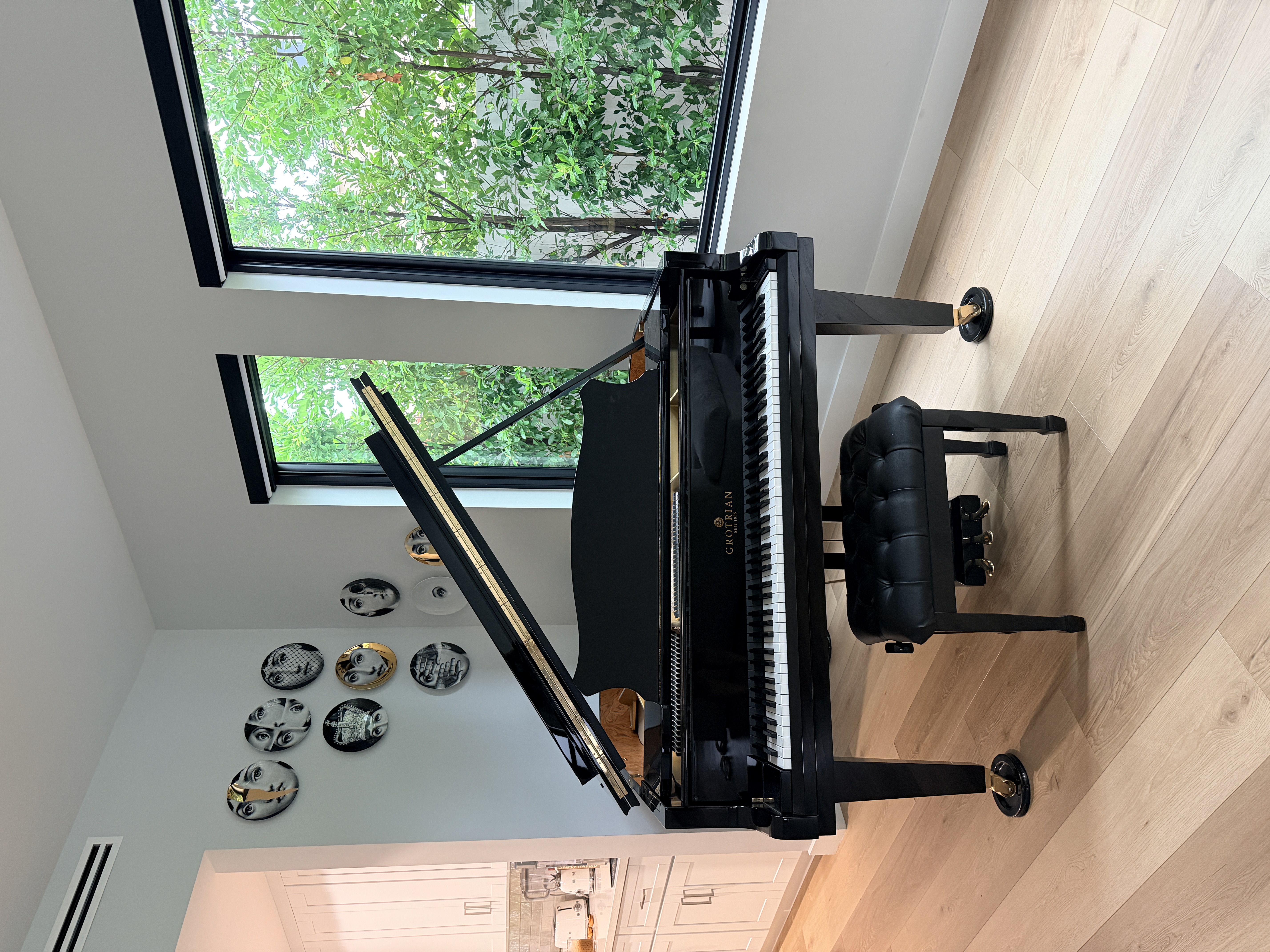 Elegant Grotrian Grand Piano | Polished Ebony | Excellent Co