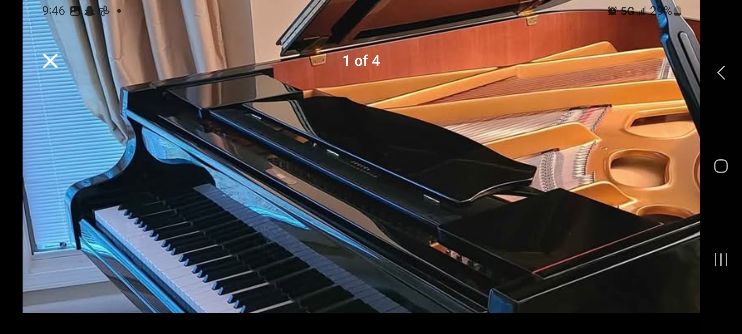 Estonia 6'3" Parlor Grand Piano