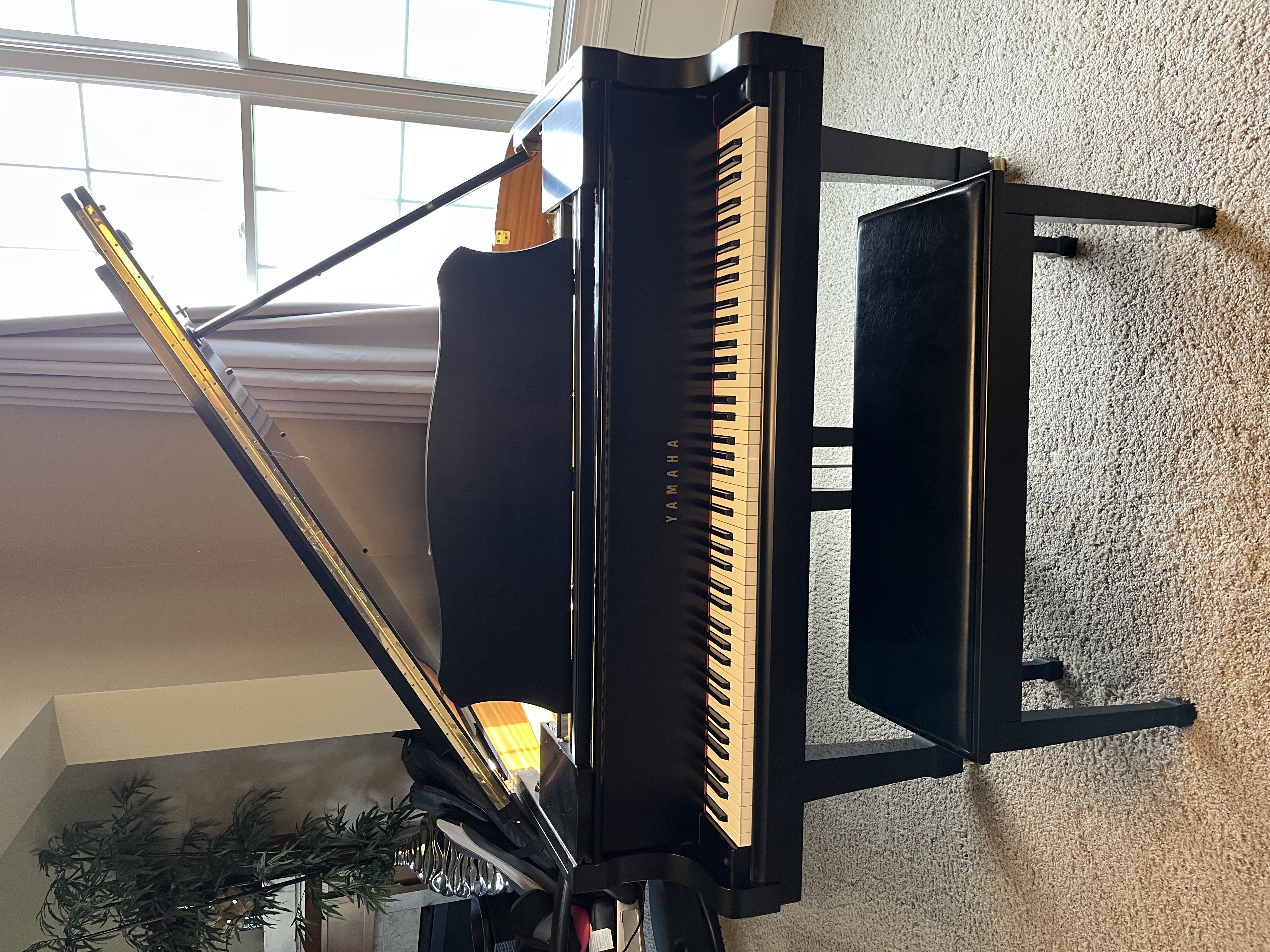 Yamaha G3 Grand Piano (6'0") – Satin/Polished Ebony (1991)