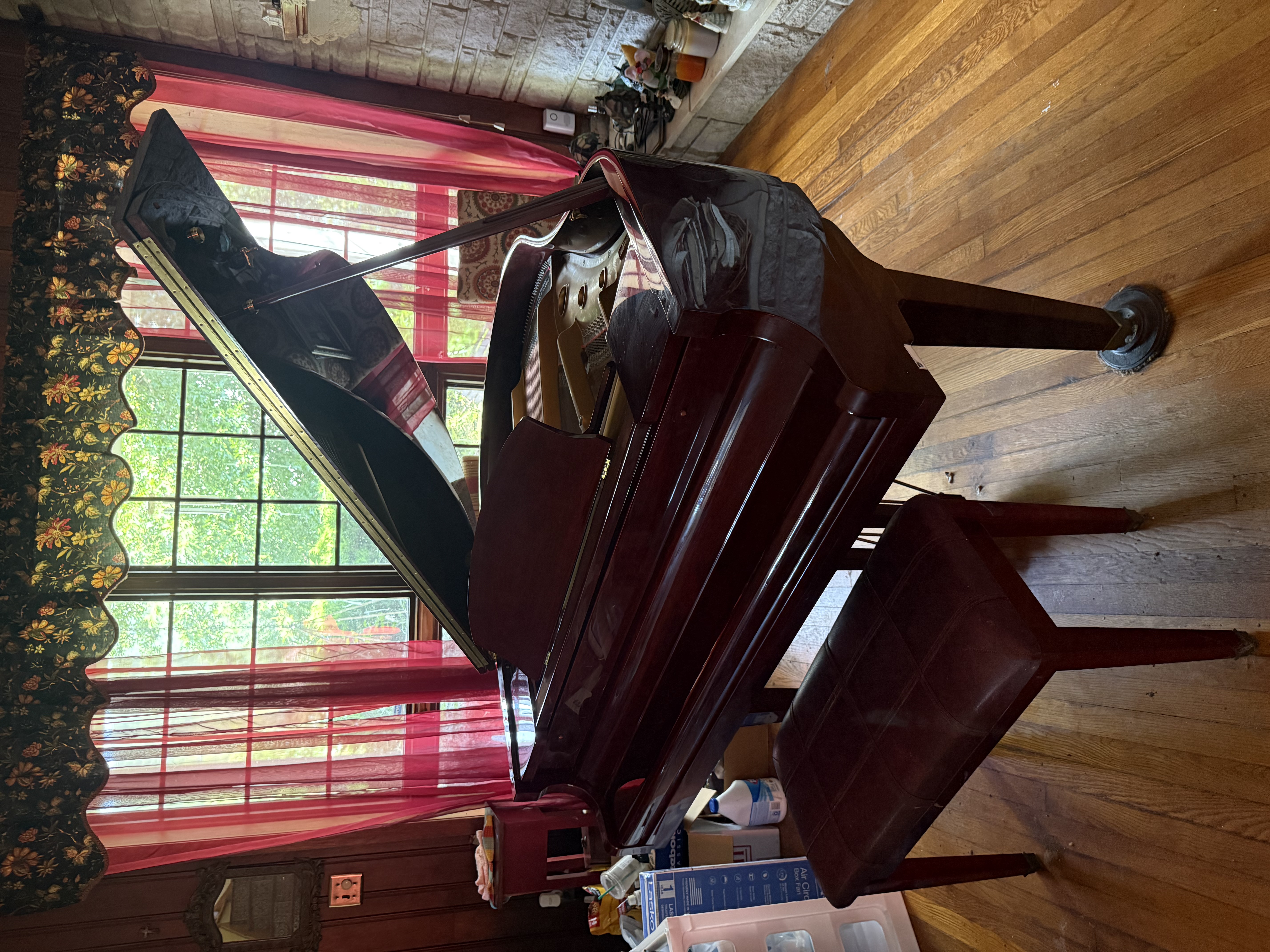 Wurlitzer Mahogany Baby Grand Piano