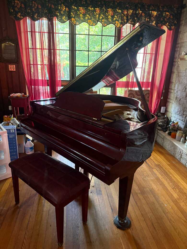 Wurlitzer Mahogany Baby Grand Piano