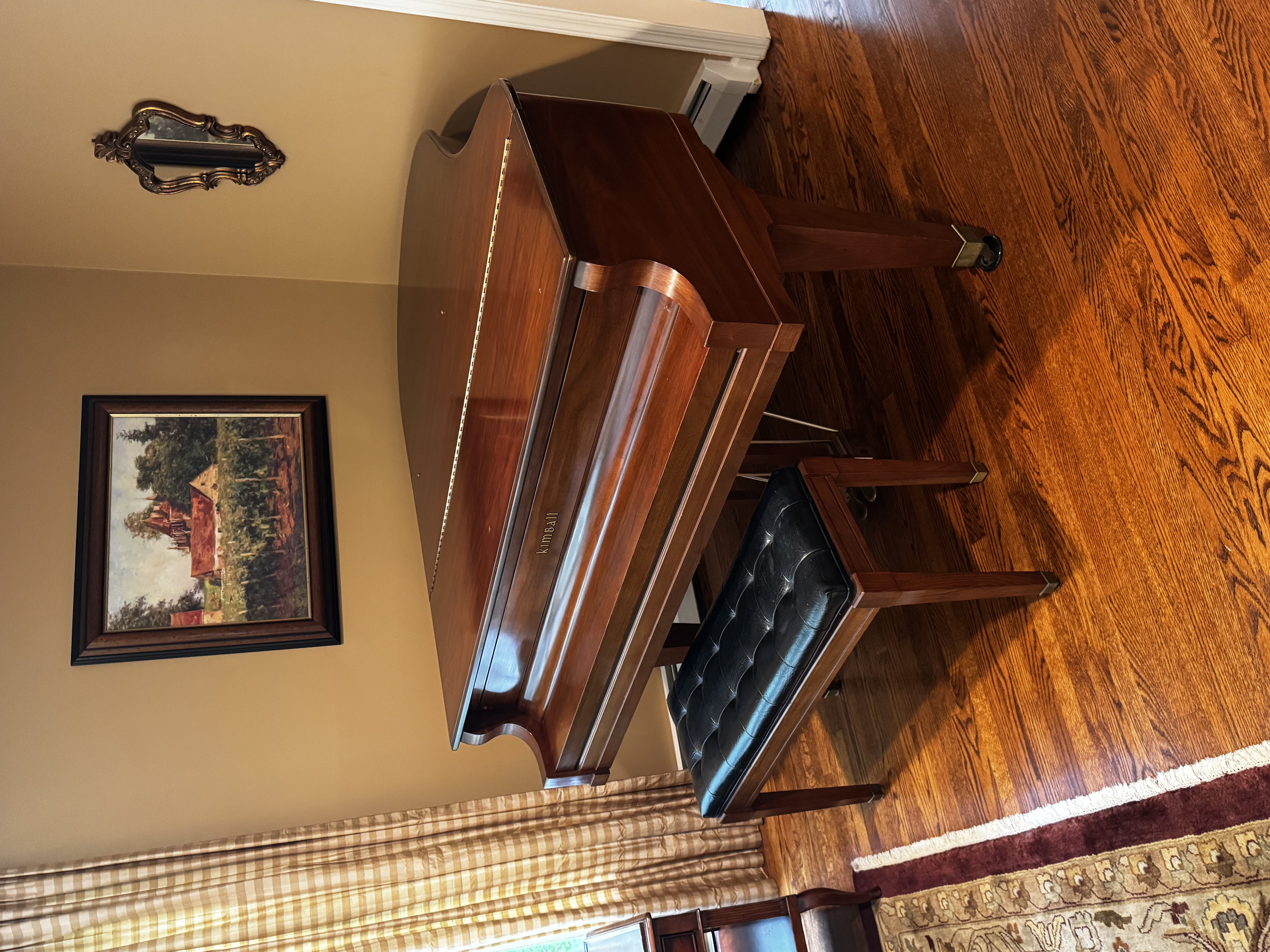 Kimball 5'4" Baby Grand – Mahogany – Beautiful Condition – $