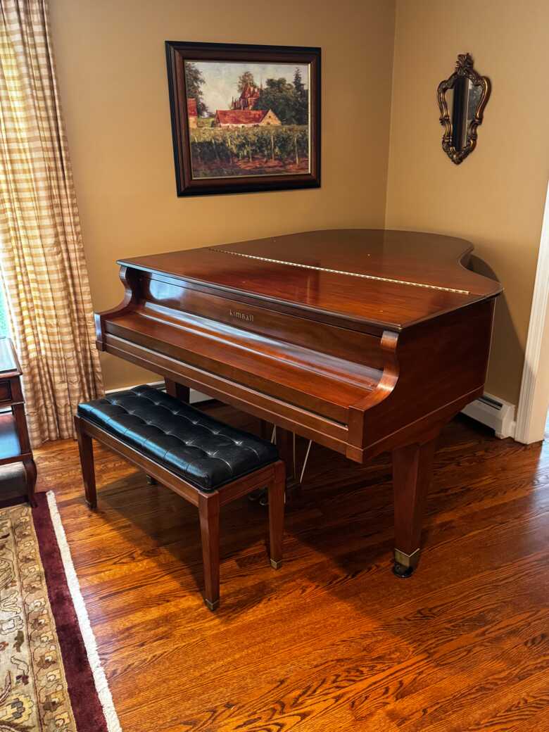 Kimball 5'4" Baby Grand – Mahogany – Beautiful Condition – $
