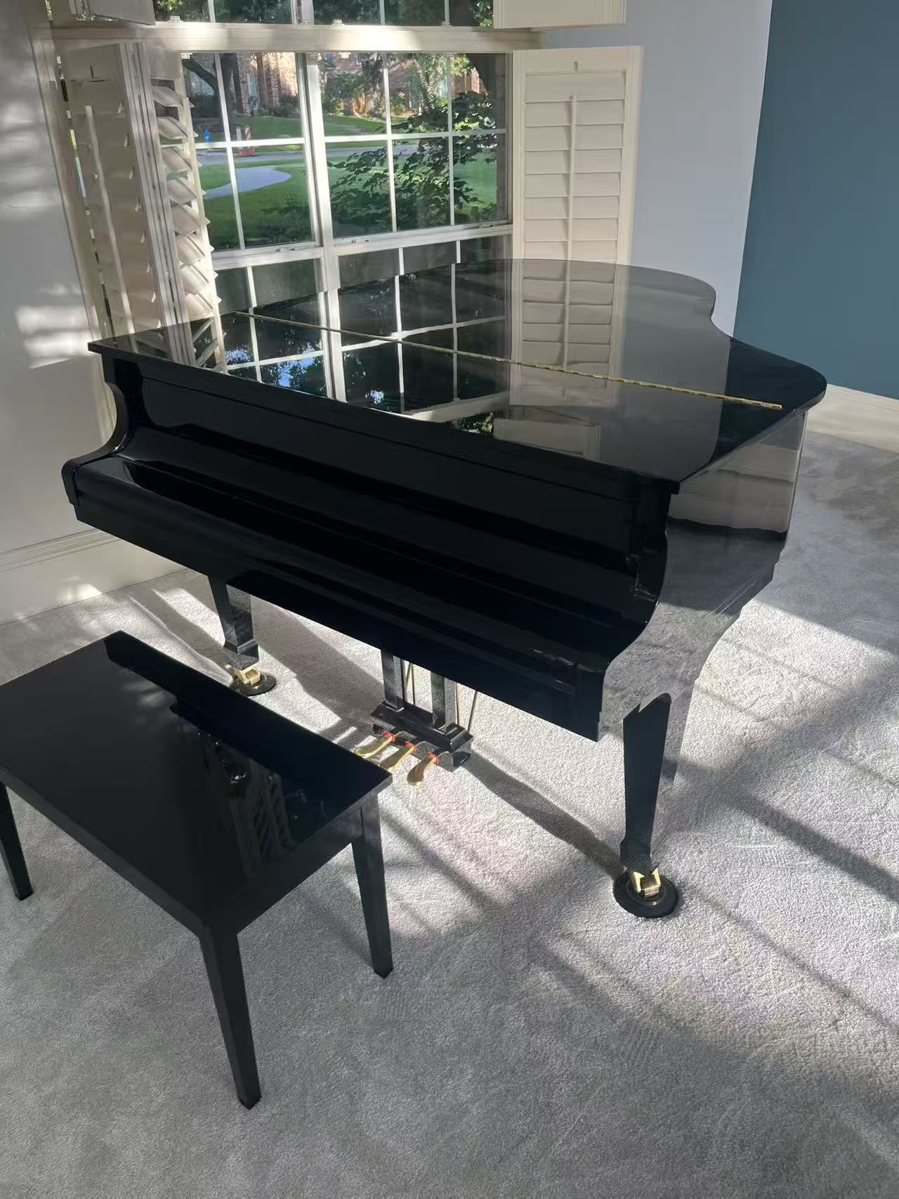 Kawai KG-2A 5'10" Grand Piano – Polished Ebony – Excellent C