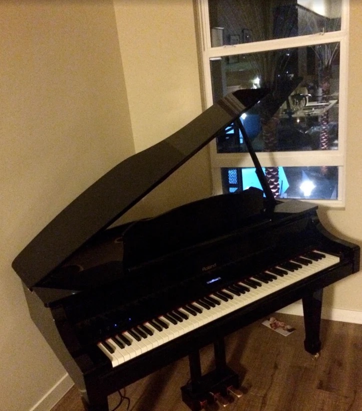Roland RG-3 Digital Mini Grand Piano with Matching Bench