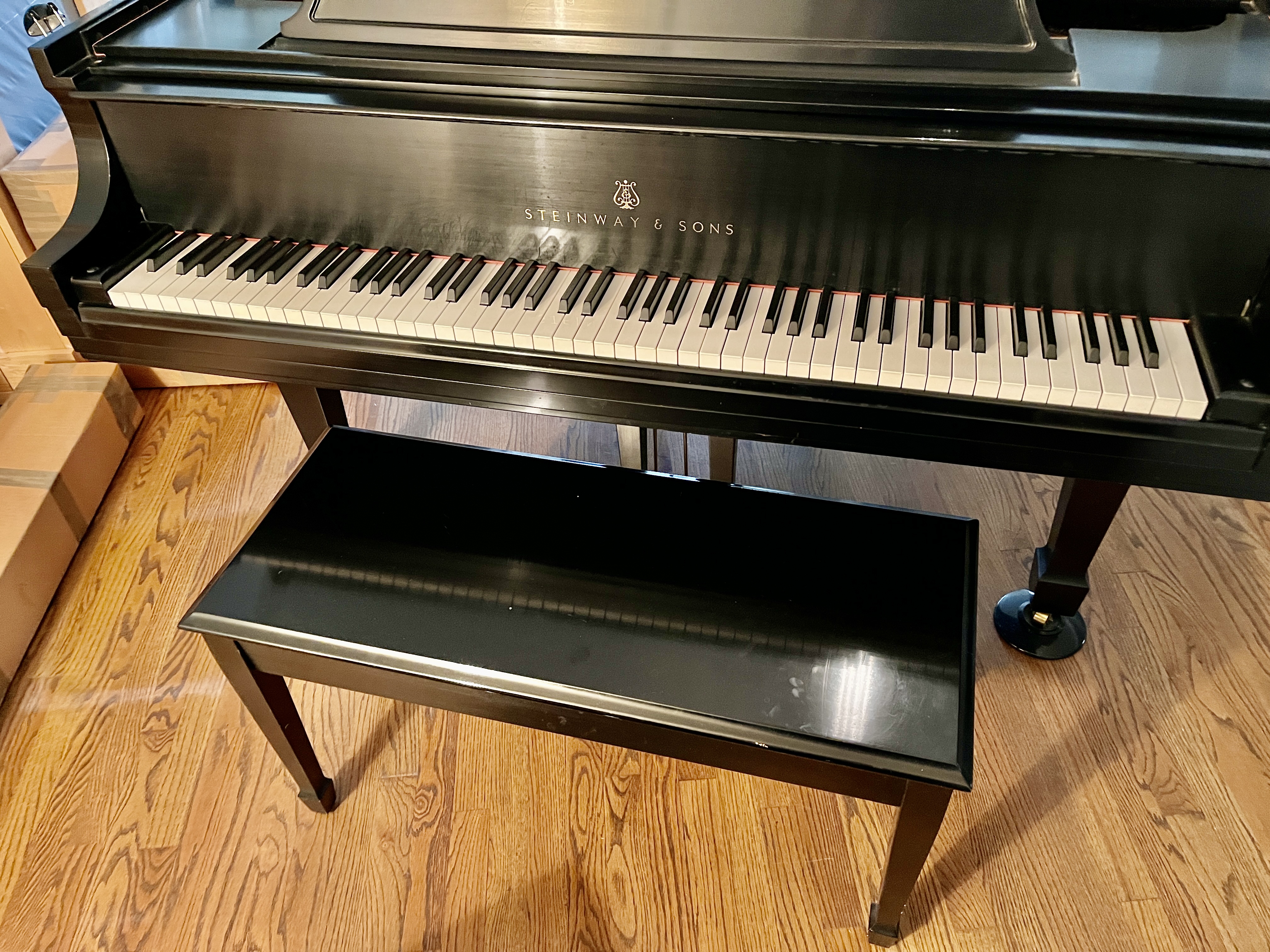 1981 Steinway Model L Grand piano. Excellent condition.