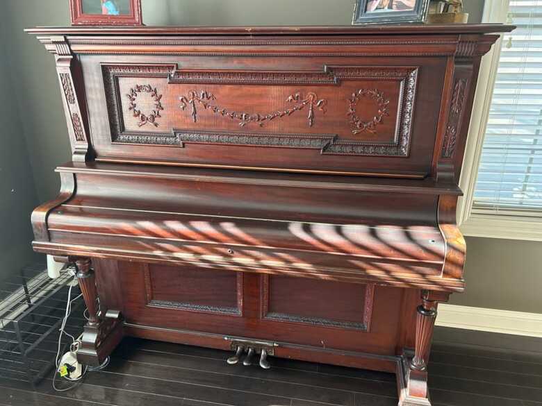 Vintage Sterling Upright Concert Grand Piano