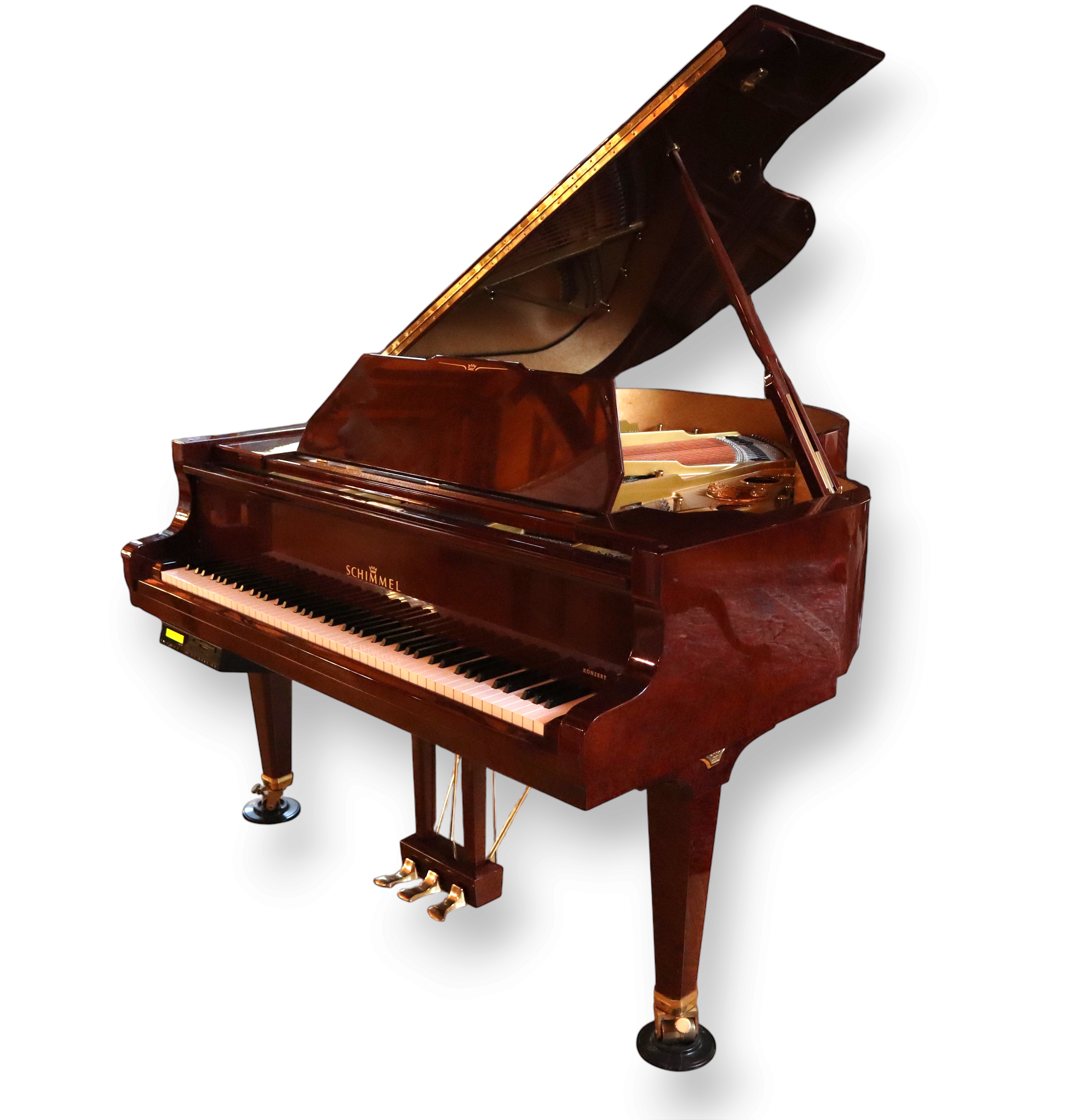 Schimmel Konzert K175 Mahogany Grand Piano w/ PianoDisc
