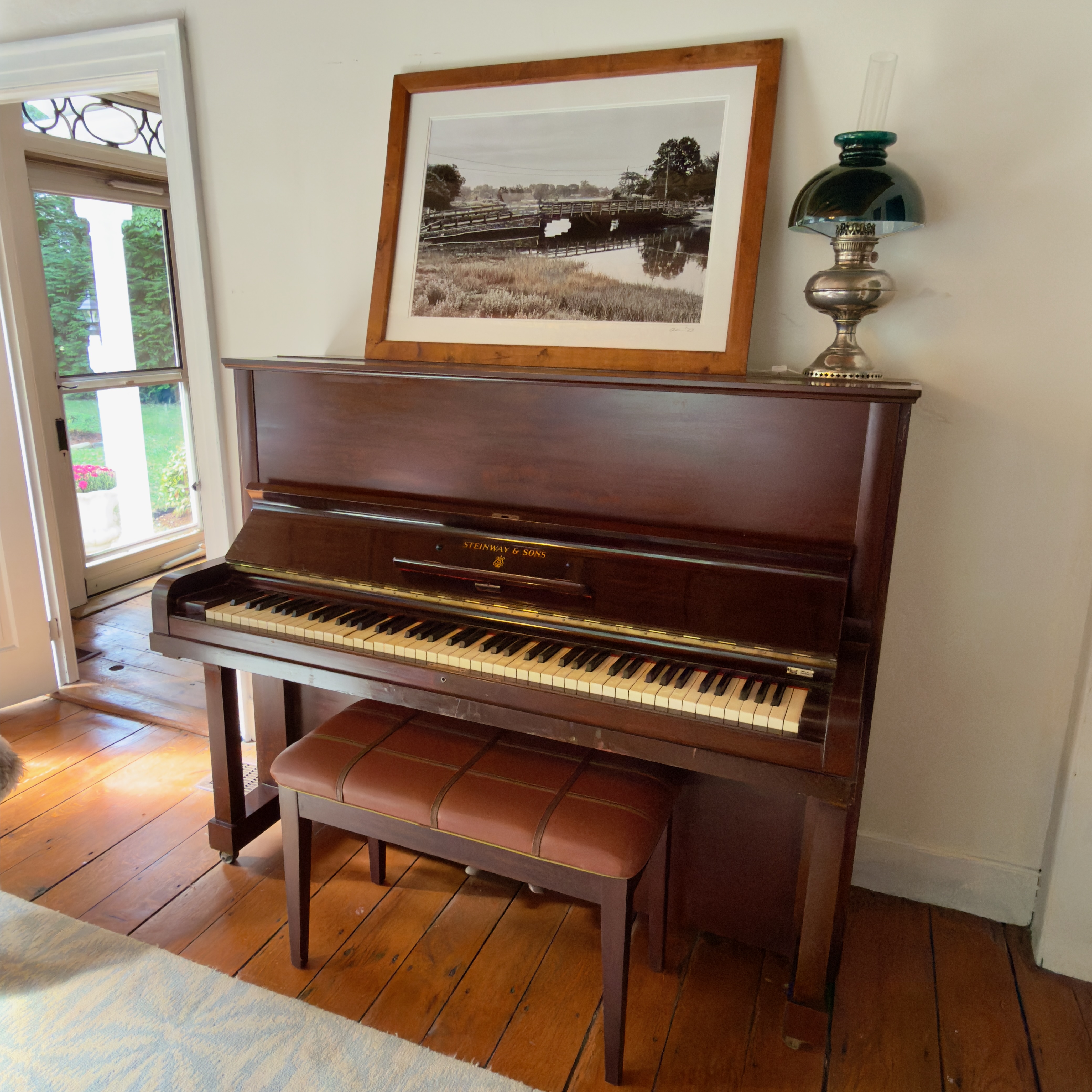 1935 Steinway & Sons Model V Upright – Mahogany, Original, w