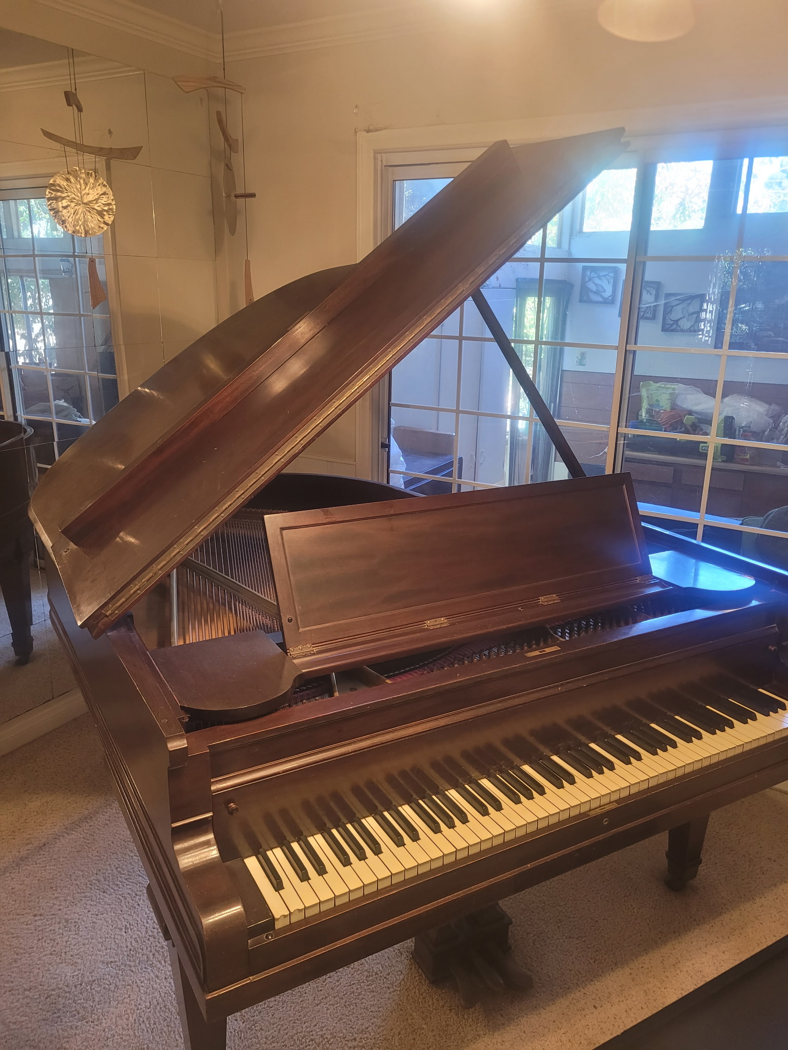 1910 BALDWIN 5'8" VINTAGE GRAND PIANO
