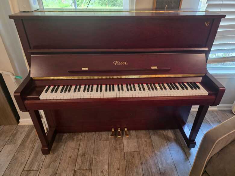 Essex EUP-123 Upright Piano Designed by Steinway & Sons