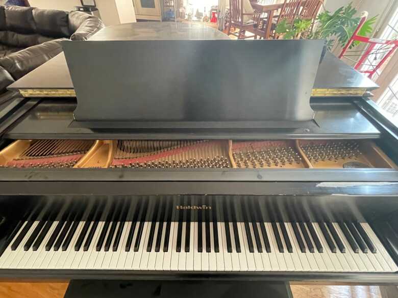 Baldwin Model L 6’3” Grand Piano – Polished Ebony – Made in 