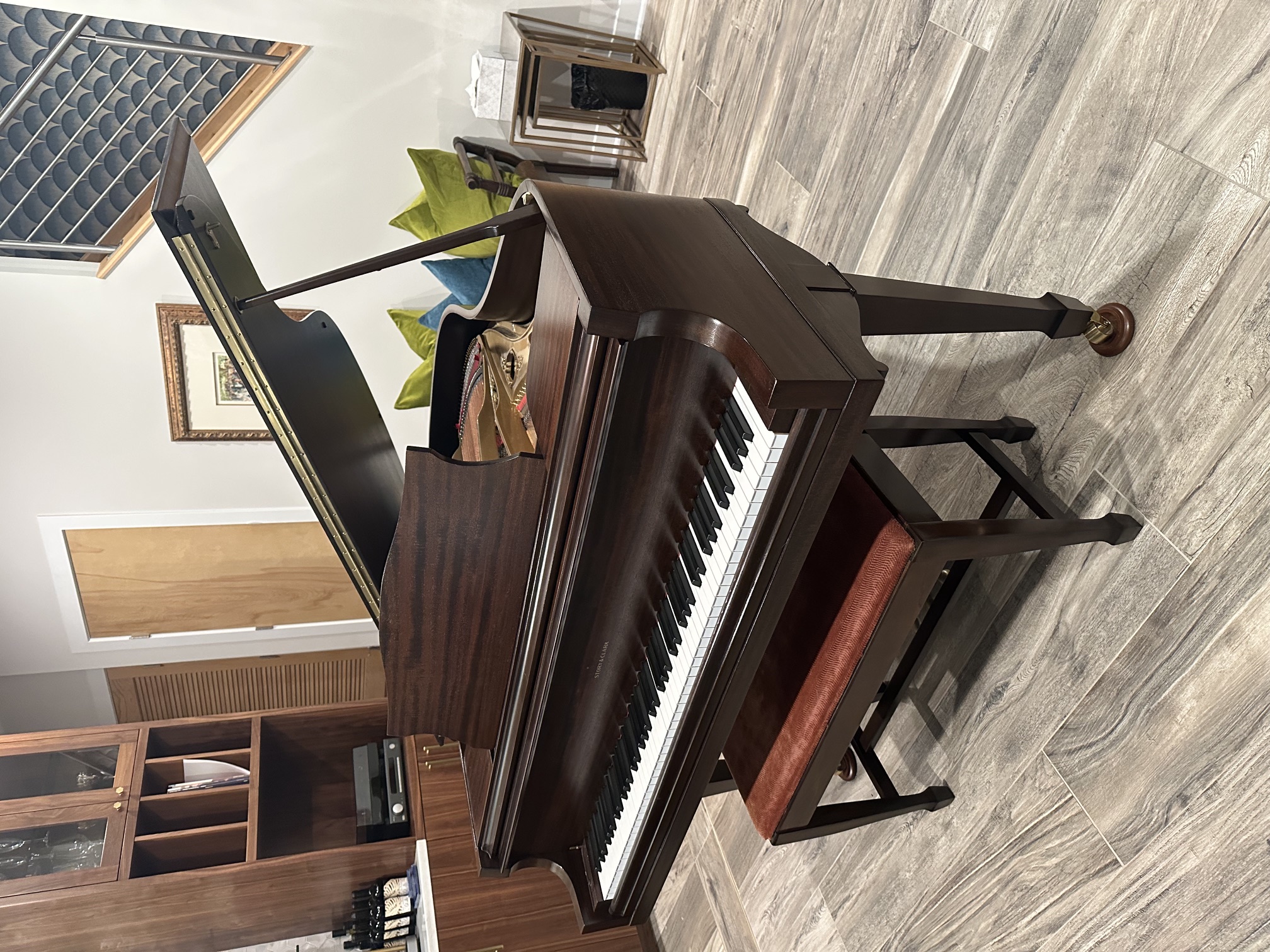 Beautifully Restored 1939 Story & Clark Petite Baby Grand