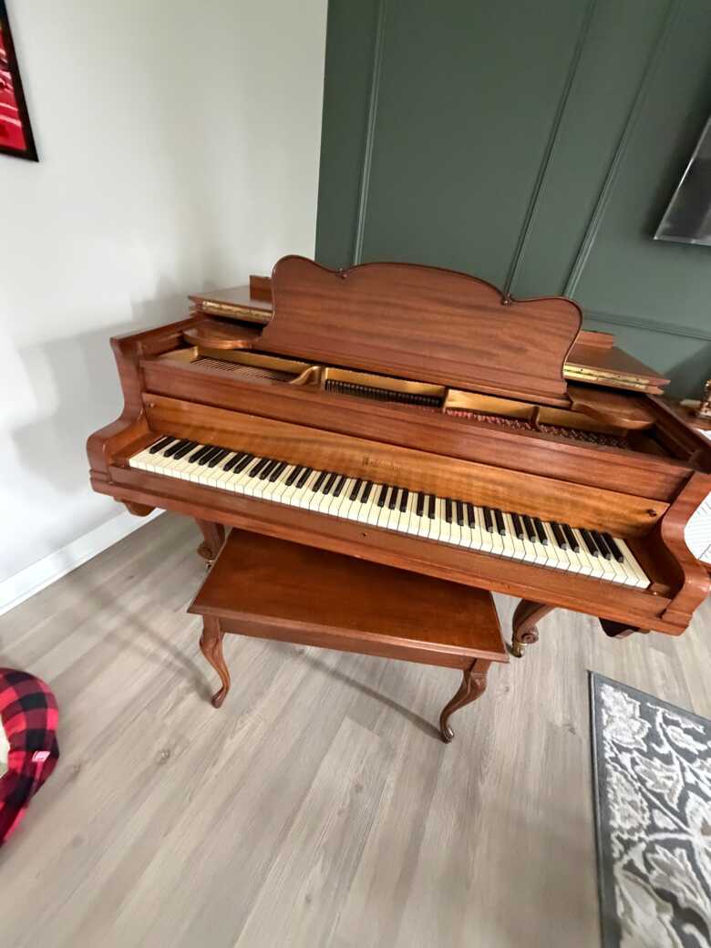 : Vintage Baldwin Piano with Matching Bench – $3,000 OBO
